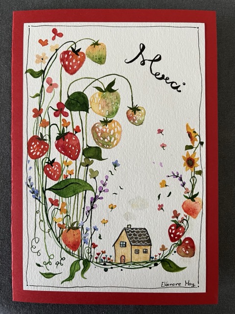 Petite maison sous un fraisier